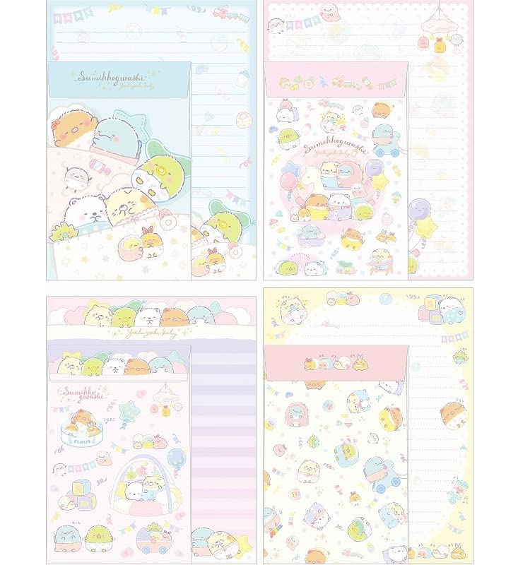 SAN-X Letter Set Sumikko Gurashi Sumikko Baby Lh76602- Japan Figure Store - #1 Bring To You The Best Japanese Goods