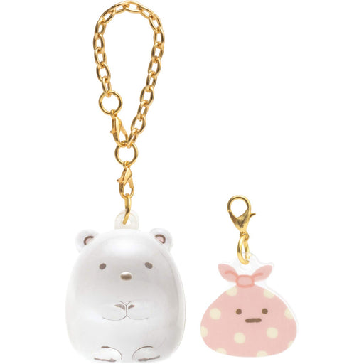 SAN-X Sumikko Gurashi Nakayoshi Pair Keychain Shirokuma & Furoshiki- Japan Figure Store - #1 Bring To You The Best Japanese Goods