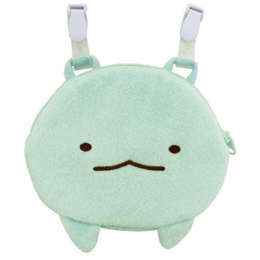 Sumikko Gurashi Outing Pocket Pouch Pouch Tissue Case Handkerchief Tissue Clip Character Goods San-X San-X Children Pocket Pouch [15 X 12 X D1.5 Cm] Sg-0041 [Tg] Lizard- Japan Figure Store - #1 Bring To You The Best Japanese Goods