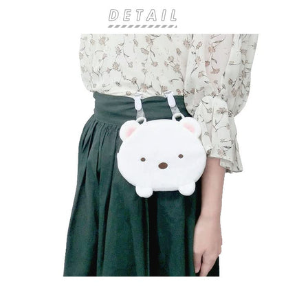 Sumikko Gurashi Outing Pocket Pouch Pouch Tissue Case Handkerchief Tissue Clip Character Goods San-X San-X Children Pocket Pouch [15 X 12 X D1.5 Cm] Sg-0041 [Tg] Lizard- Japan Figure Store - #1 Bring To You The Best Japanese Goods