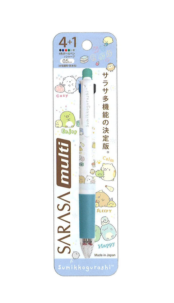 San-X Sumikko Gurashi Sarasa Multi 4+1 Pr06704 Japan- Japan Figure Store - #1 Bring To You The Best Japanese Goods