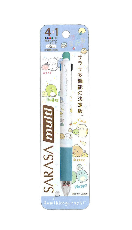 San-X Sumikko Gurashi Sarasa Multi 4+1 Pr06704 Japan- Japan Figure Store - #1 Bring To You The Best Japanese Goods