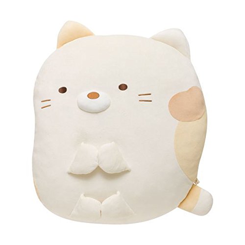 San-X Plush Doll Sumikko Gurashi Super Squishy Die Cut Coushion Cat Tjn Stuffed Animal- Japan Figure Store - #1 Bring To You The Best Japanese Goods