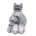 SUNLEMON Plush Doll Hiza Neko Gray Size S Tjn- Japan Figure Store - #1 Bring To You The Best Japanese Goods