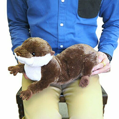 Sun Lemon Knee Otter Stuffed Animal P-4822- Japan Figure Store - #1 Bring To You The Best Japanese Goods