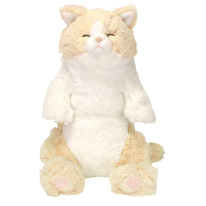 SUNLEMON Plush Doll Knee Cat Sleeping Cream- Japan Figure Store - #1 Bring To You The Best Japanese Goods