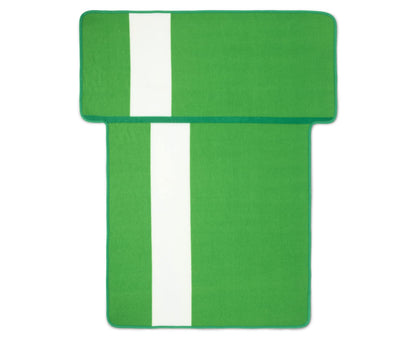 NINTENDO Super Mario Home & Party Cushion & Mini Blanket Piranha Plant/Earthen Pipe- Japan Figure Store - #1 Bring To You The Best Japanese Goods