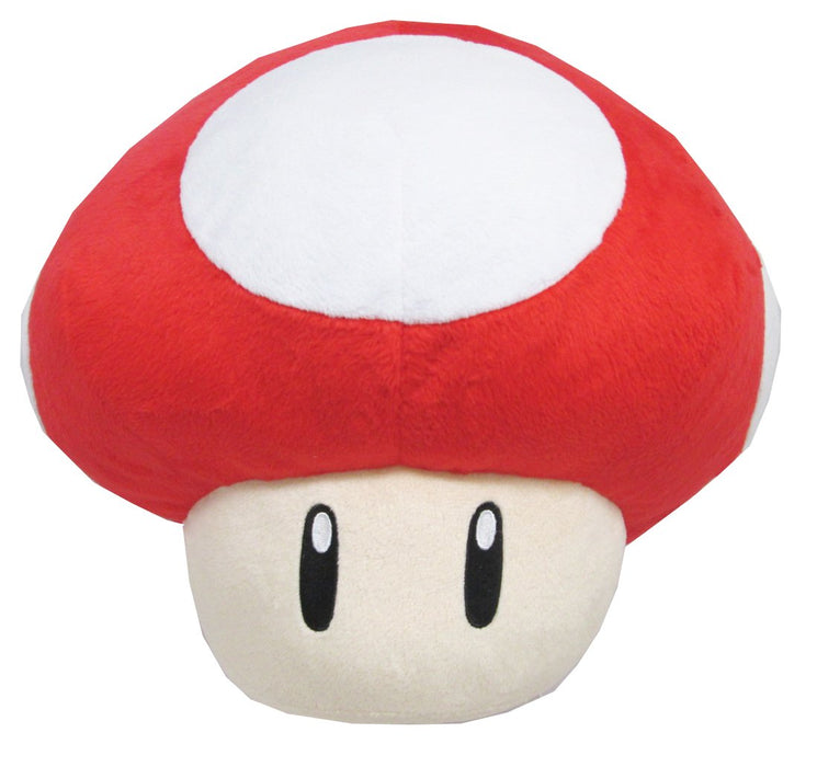 Super Mario Item Cushion (Super Mushroom)- Japan Figure Store - #1 Bring To You The Best Japanese Goods