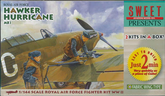 SWEET 02 Royal Air Force Hawker Hurricane Mk.I Fabric Wing 1/144 Scale- Japan Figure Store - #1 Bring To You The Best Japanese Goods