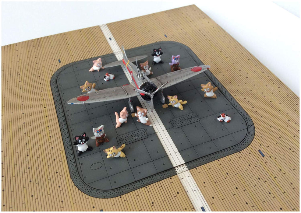 SWEET 1/144 Type 96 Carrier Fighter Group & Flight Deck Set W/14 Kitty Figures! Plastic Model- Japan Figure Store - #1 Bring To You The Best Japanese Goods