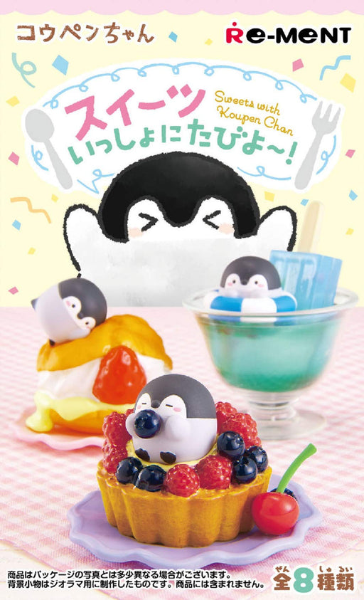 RE-MENT Koupen-Chan Let'S Eat Sweets Together! 1 Box 8 Pcs Set- Japan Figure Store - #1 Bring To You The Best Japanese Goods