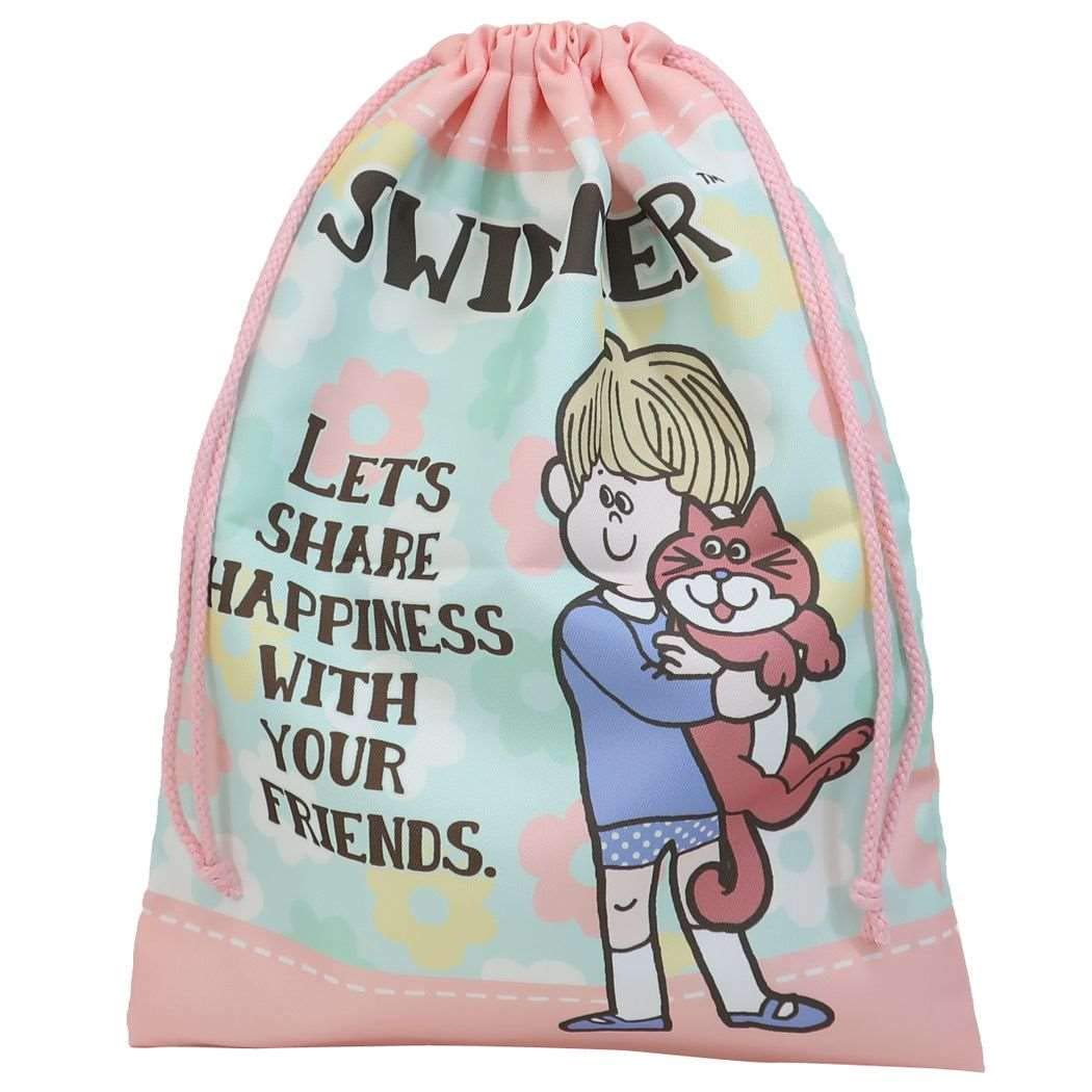 K Company Swimmer Drawstring Bag L Mint Japanese Cute Drawstring Bags Accessories- Japan Figure Store - #1 Bring To You The Best Japanese Goods