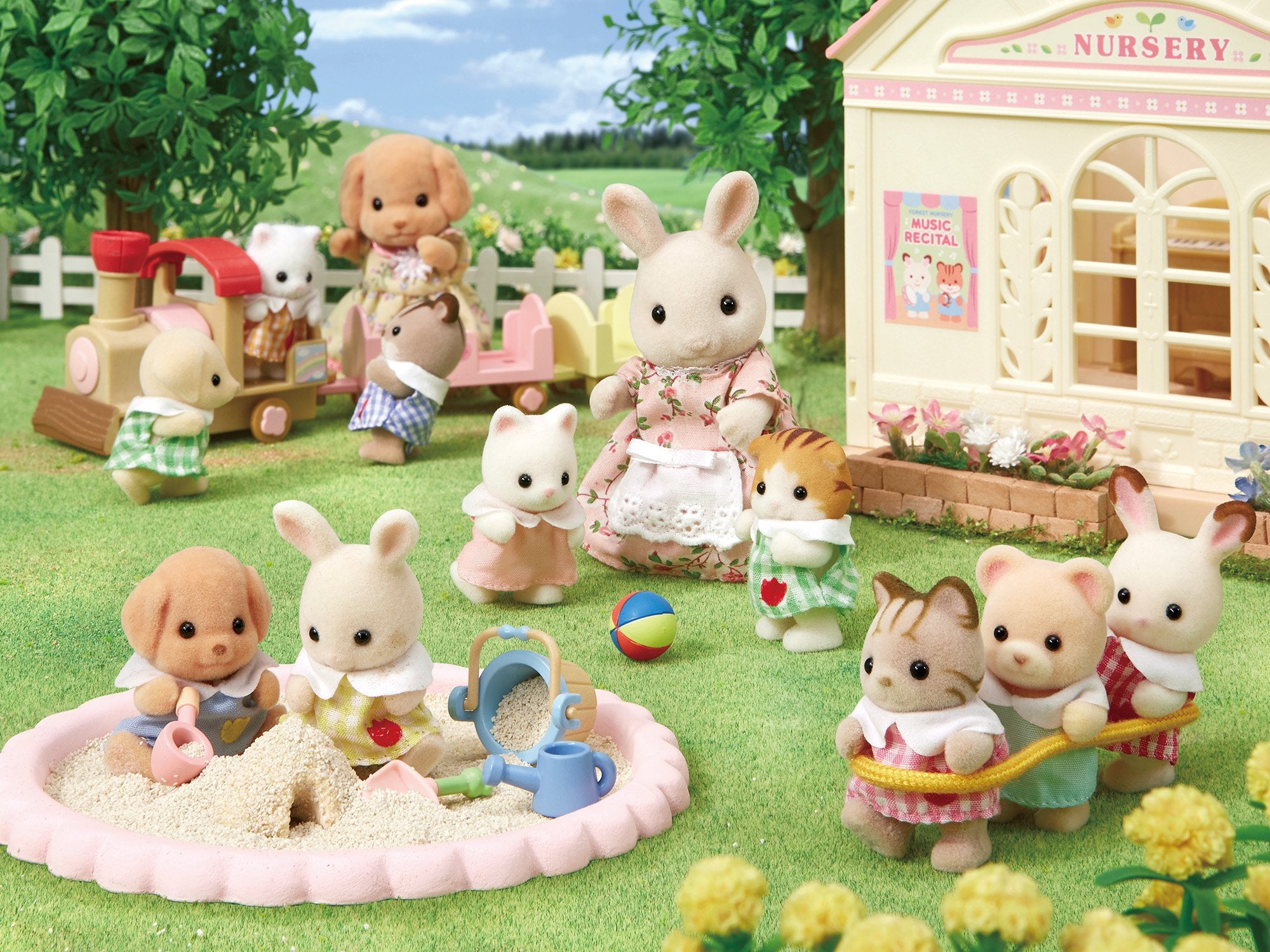 Sylvanian Families Baby Milk Rabbit U-89 Epoch- Japan Figure Store - #1 Bring To You The Best Japanese Goods