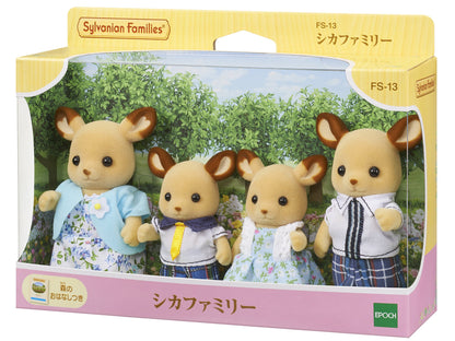 Epoch Sylvanian Families Deer Family Dollhouse Toy FS-13 St Mark Certified for 3 years and up- Japan Figure Store - #1 Bring To You The Best Japanese Goods