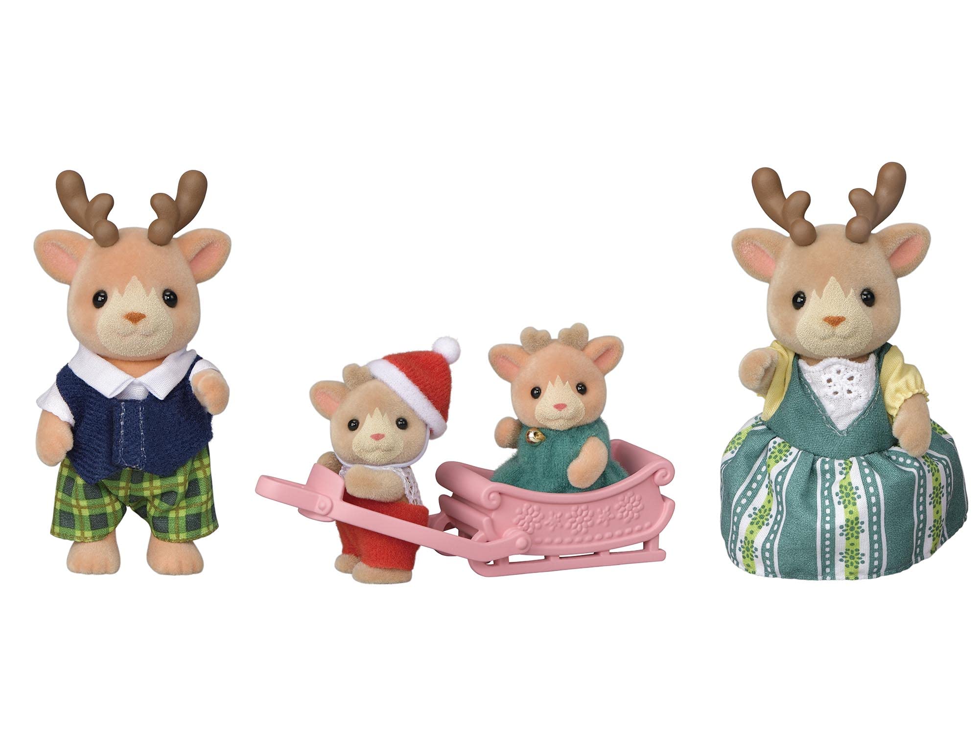 Epoch Sylvanian Families Reindeer Family Dollhouse Fs-44 Toy Ages 3+ Certified- Japan Figure Store - #1 Bring To You The Best Japanese Goods