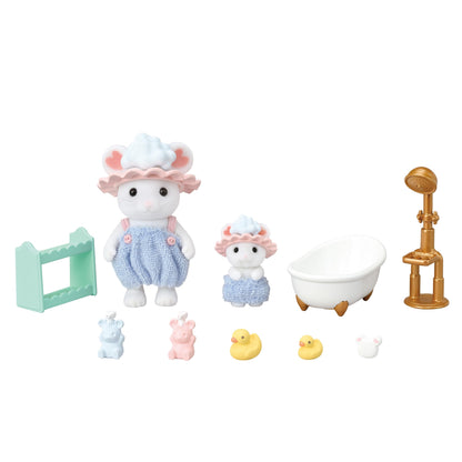 Epoch Sylvanian Families Bath Time Doll/Furniture Set DF-26 Certified Toy for Ages 3+- Japan Figure Store - #1 Bring To You The Best Japanese Goods