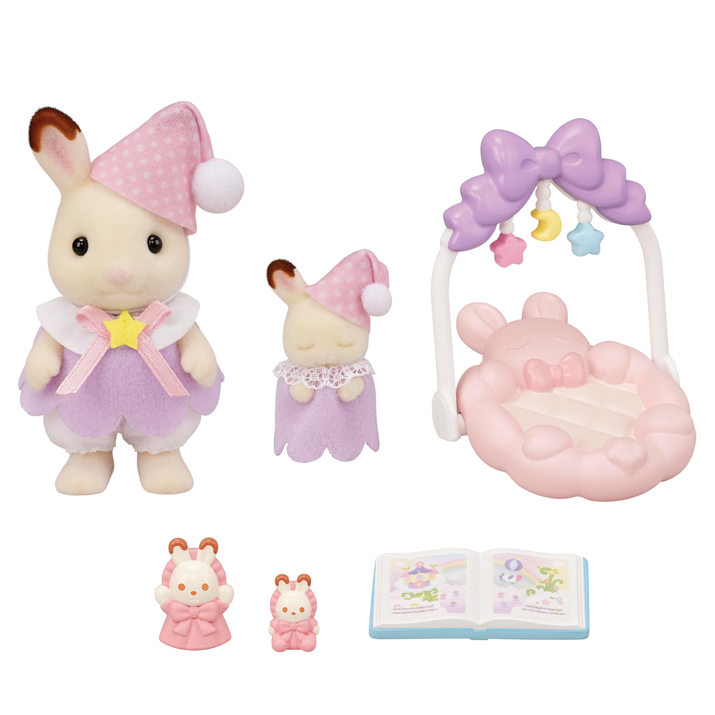 Epoch Sylvanian Families Dollhouse Set DF-27 - Sleep Together Toy Set Age 3 and Up- Japan Figure Store - #1 Bring To You The Best Japanese Goods