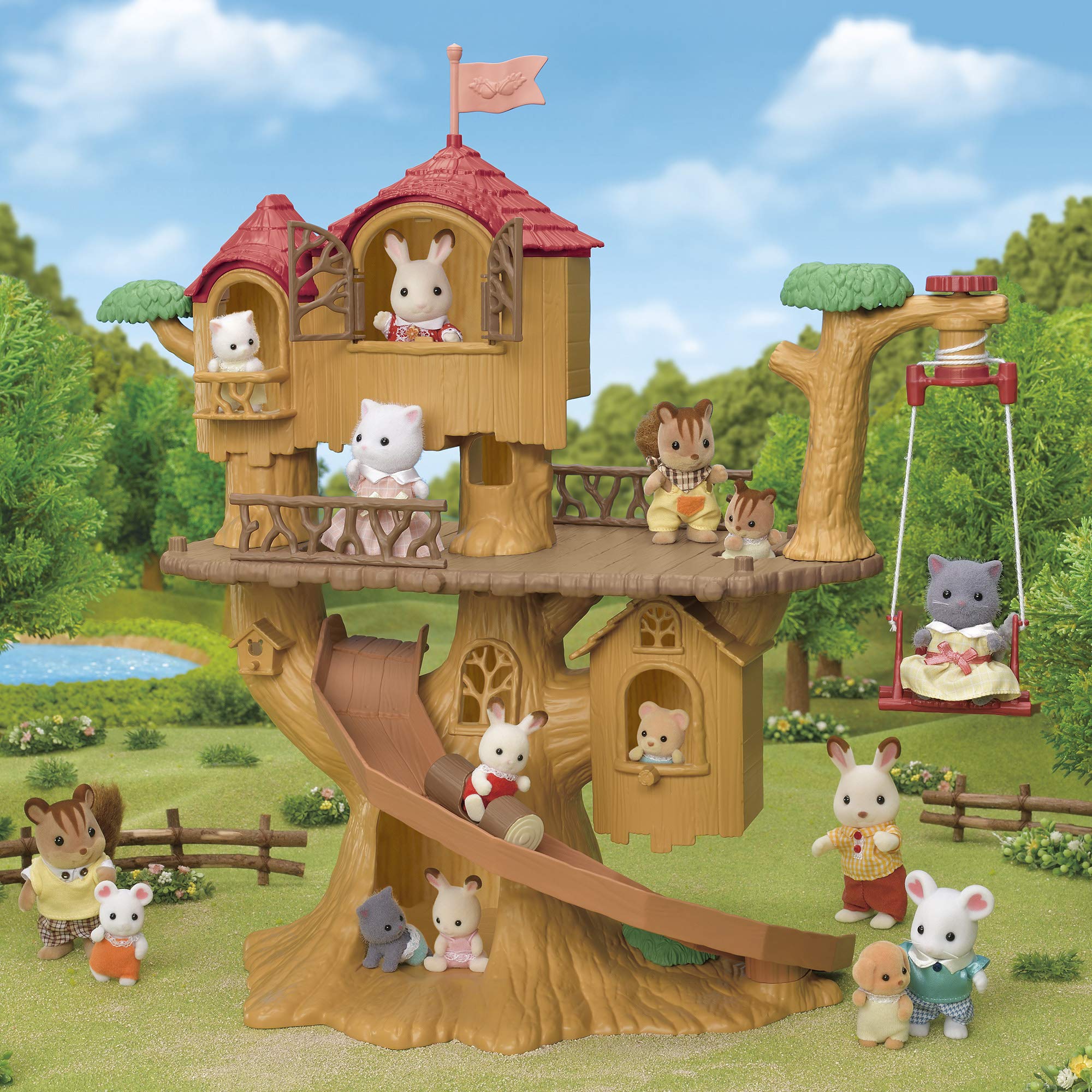 Sylvanian Families Forest Doki Doki Tree House Ko-61- Japan Figure Store - #1 Bring To You The Best Japanese Goods