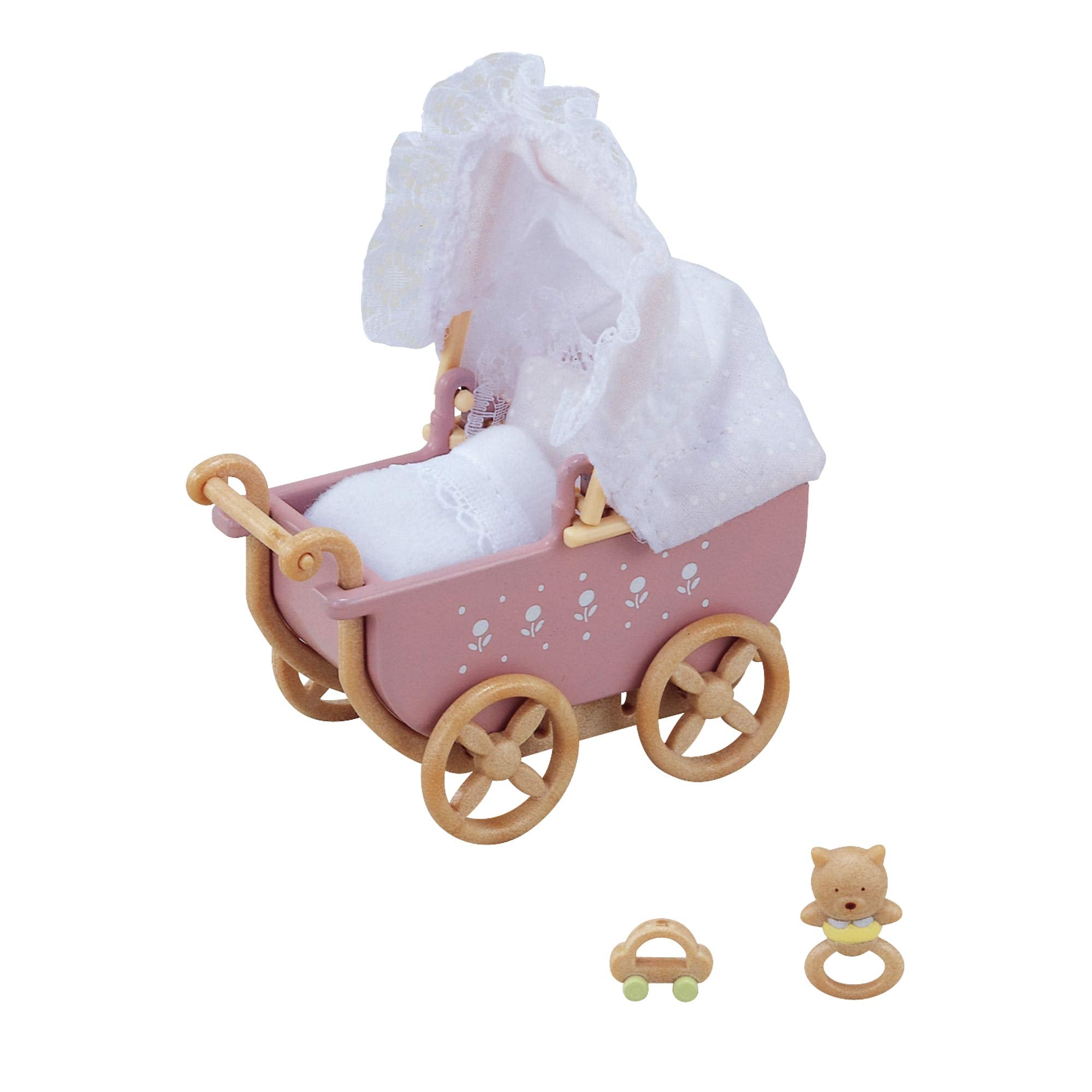 Epoch Sylvanian Families Baby Car Set St Mark Certified Dollhouse Toy for Ages 3+- Japan Figure Store - #1 Bring To You The Best Japanese Goods