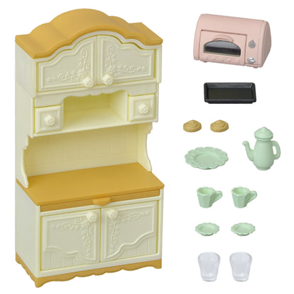 Epoch Japan Sylvanian Families Cupboard Toaster Set Ka-419- Japan Figure Store - #1 Bring To You The Best Japanese Goods