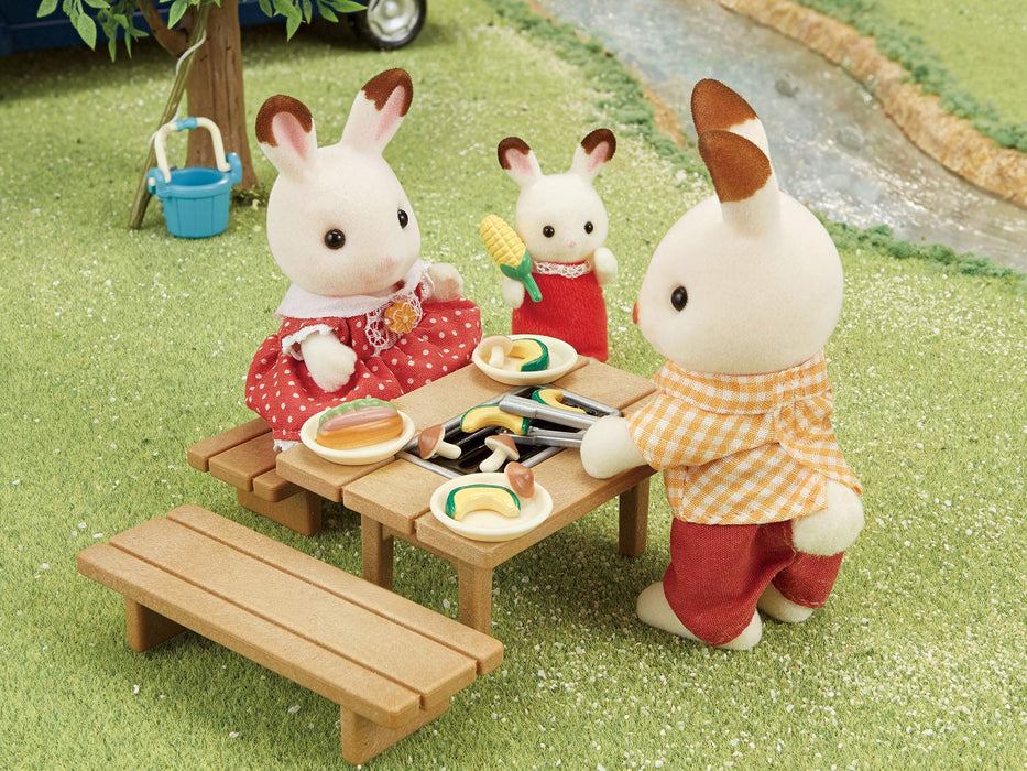 Epoch Sylvanian Families Barbecue Set Certified Toy Dollhouse for Ages 3+- Japan Figure Store - #1 Bring To You The Best Japanese Goods