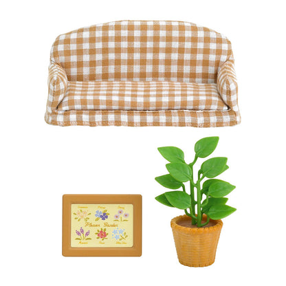 Epoch Sylvanian Families Dollhouse Furniture - Living Sofa Car-518 Certified Toy for Ages 3+- Japan Figure Store - #1 Bring To You The Best Japanese Goods