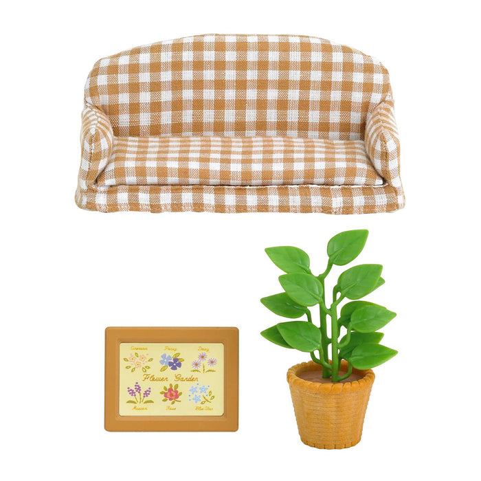 Epoch Sylvanian Families Dollhouse Furniture - Living Sofa Car-518 Certified Toy for Ages 3+- Japan Figure Store - #1 Bring To You The Best Japanese Goods