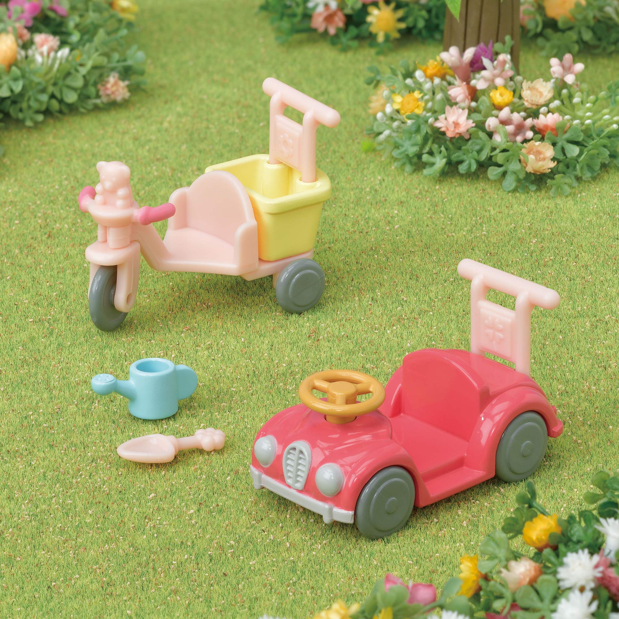 Epoch Sylvanian Families Car & Tricycle Set Certified Age 3+ Dollhouse Toy- Japan Figure Store - #1 Bring To You The Best Japanese Goods