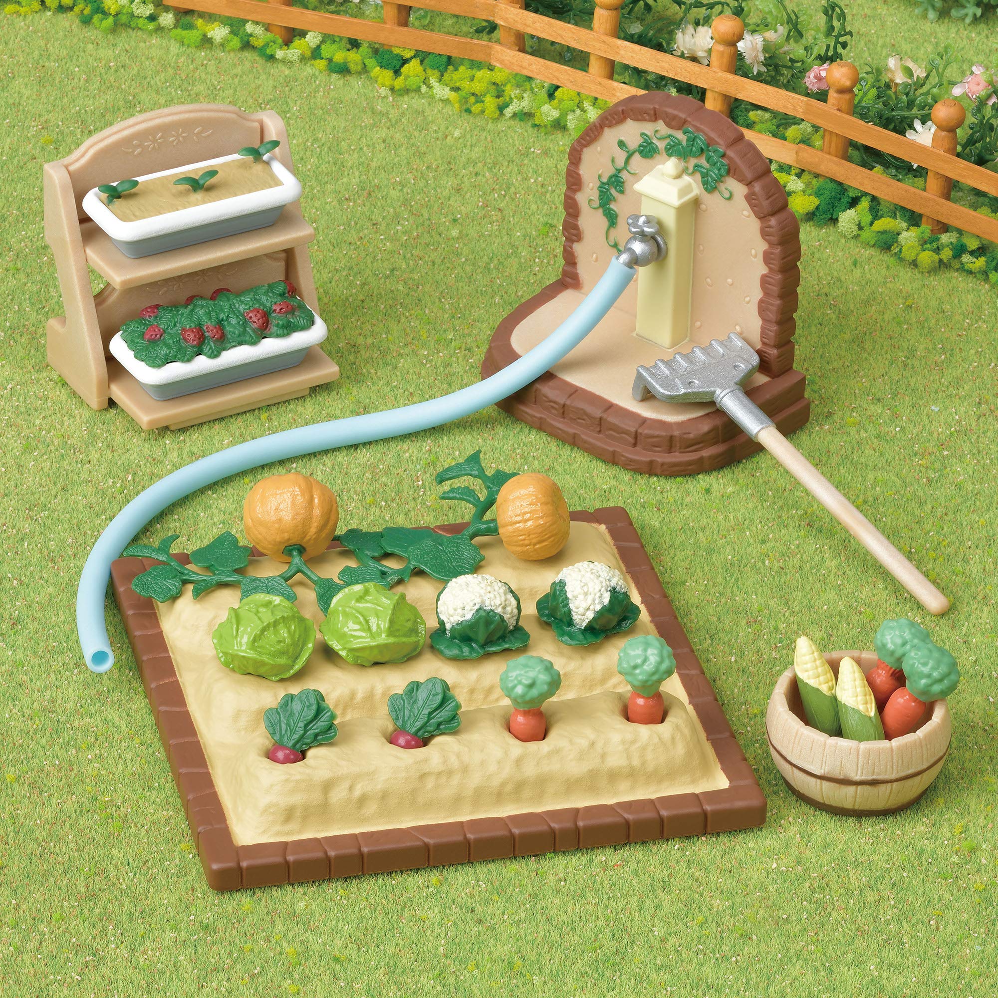 Epoch Sylvanian Families Vegetable Making Set Ka-616 Toy Dollhouse for Ages 3+- Japan Figure Store - #1 Bring To You The Best Japanese Goods
