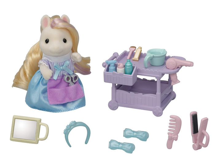 Epoch Sylvanian Families Hair Salon Toy Set Pony Hairdresser Age 3 and Up- Japan Figure Store - #1 Bring To You The Best Japanese Goods