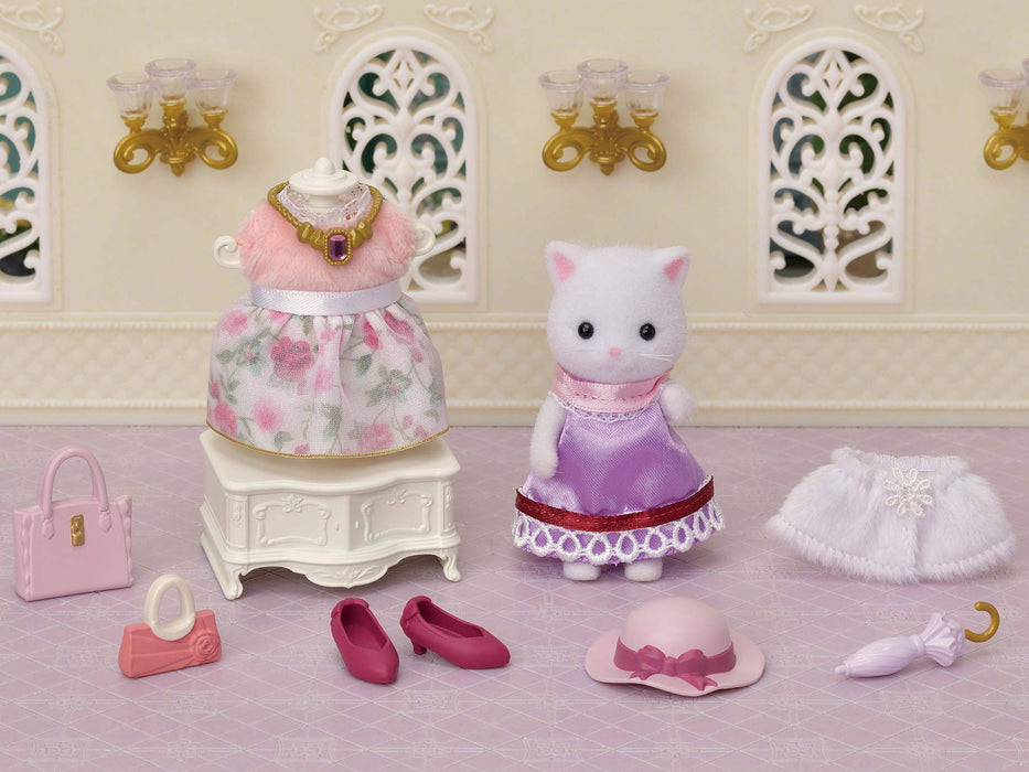 Epoch Sylvanian Families Town Persian Cat Set TVS-9 St Mark Certified Toy Dollhouse Ages 3+- Japan Figure Store - #1 Bring To You The Best Japanese Goods