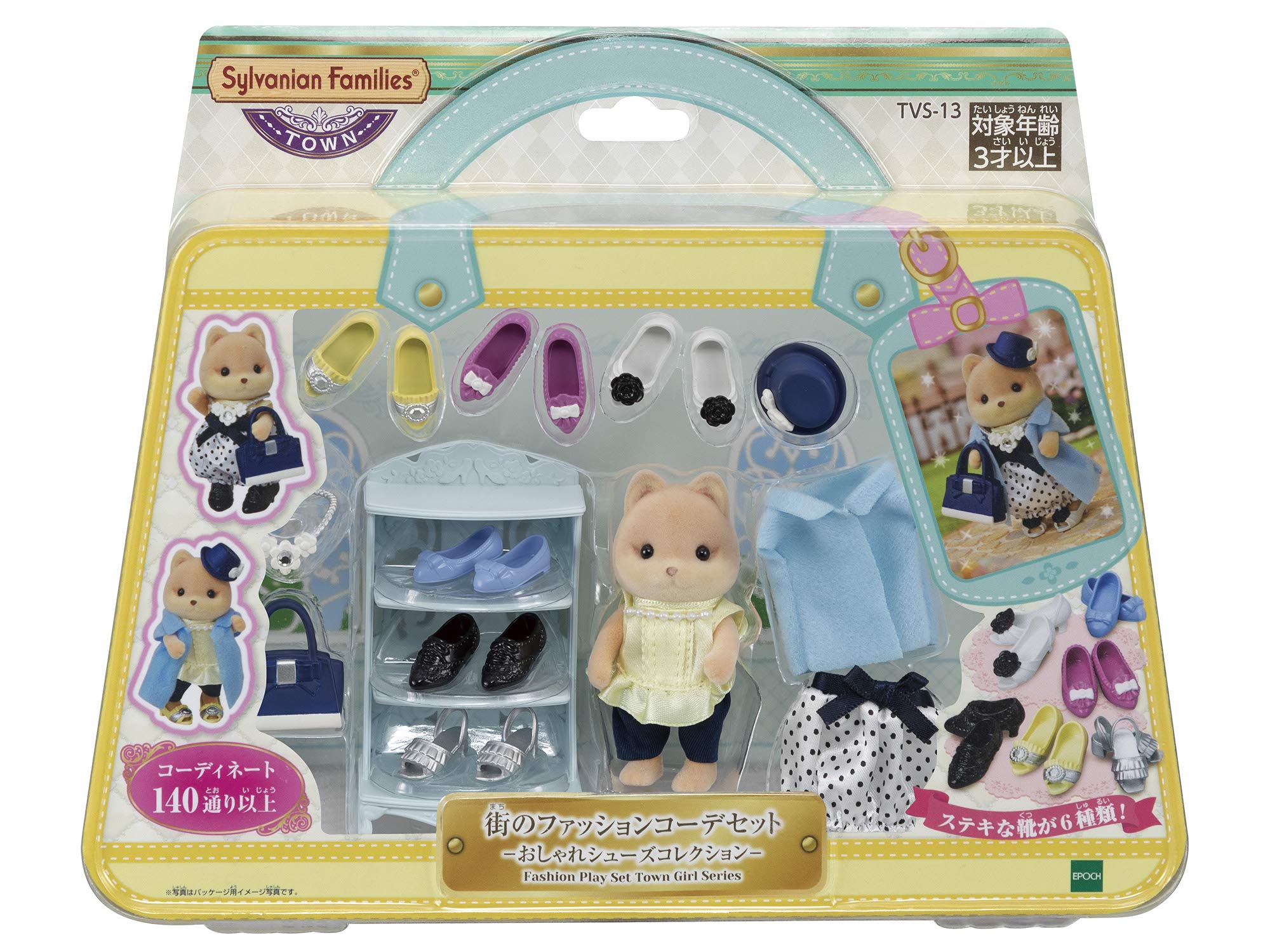 Epoch Sylvanian Families Town Stylish Shoes Toy Set Age 3+ Dollhouse TVS-13- Japan Figure Store - #1 Bring To You The Best Japanese Goods