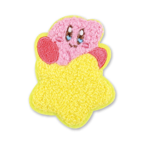 T's Factory Kirby's Dream Land Fluffy Embroidery Sticker Warp Star HK-5541614WS- Japan Figure Store - #1 Bring To You The Best Japanese Goods