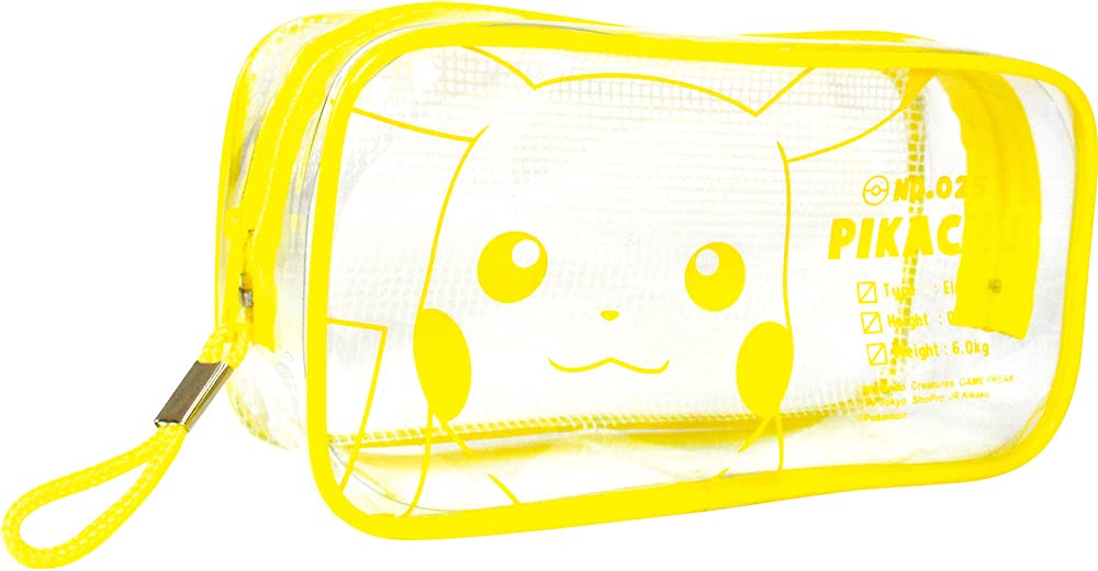 T'S FACTORY Pokemon Clear Mesh Pouch Pikachu- Japan Figure Store - #1 Bring To You The Best Japanese Goods
