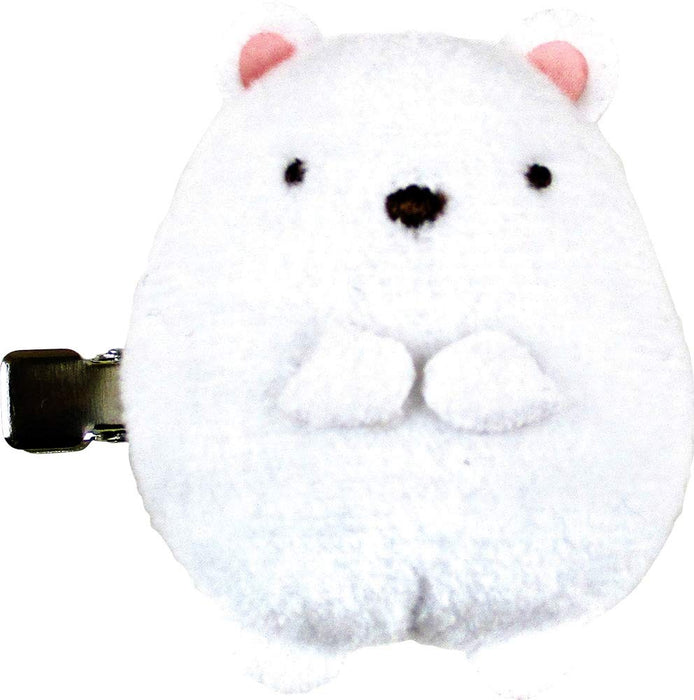 Ts Factory Sg-5537296Si Hair Clip Sumikko Gurashi Shirokuma Mascot Left- Japan Figure Store - #1 Bring To You The Best Japanese Goods