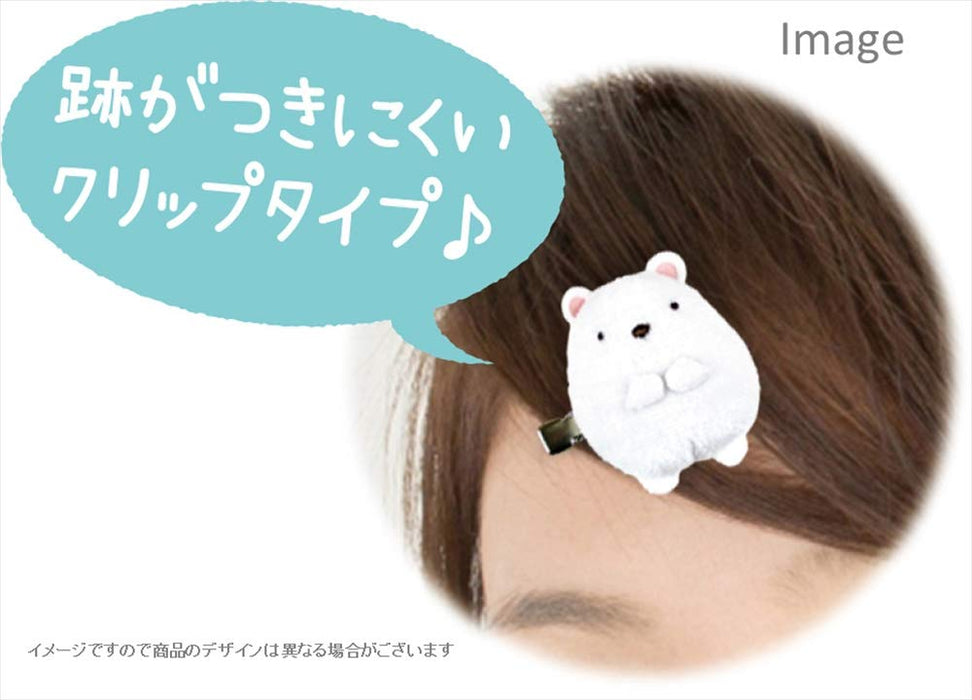 Ts Factory Sg-5537296Si Hair Clip Sumikko Gurashi Shirokuma Mascot Left- Japan Figure Store - #1 Bring To You The Best Japanese Goods