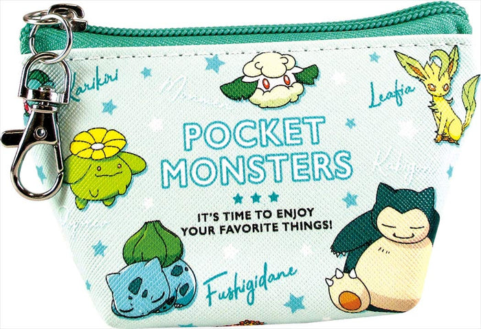 T'S FACTORY Pokemon Triangle Mini Pouch Colors Green- Japan Figure Store - #1 Bring To You The Best Japanese Goods