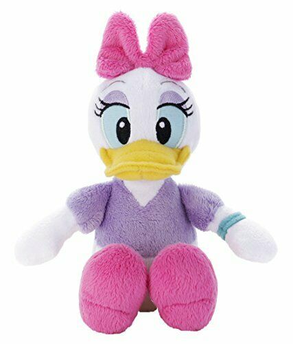 Takara Disney Beans Collection 04 Daisy Duck Stuffed Toy Sitting Height 15cm - Japan Figure