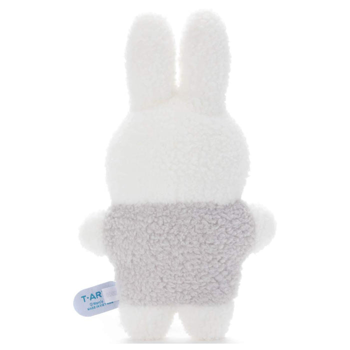 Takara Tomy Arts Bruna Fluffy Plush Miffy Gray Height Approx. 20 Cm- Japan Figure Store - #1 Bring To You The Best Japanese Goods