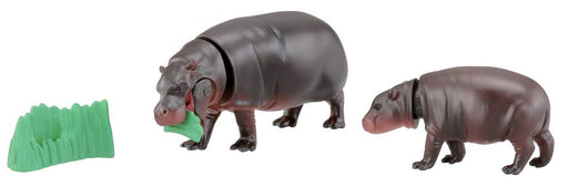 TAKARA TOMY As-16 Animal Adventure Pygmy Hippopotamus Parent And Child Figure- Japan Figure Store - #1 Bring To You The Best Japanese Goods