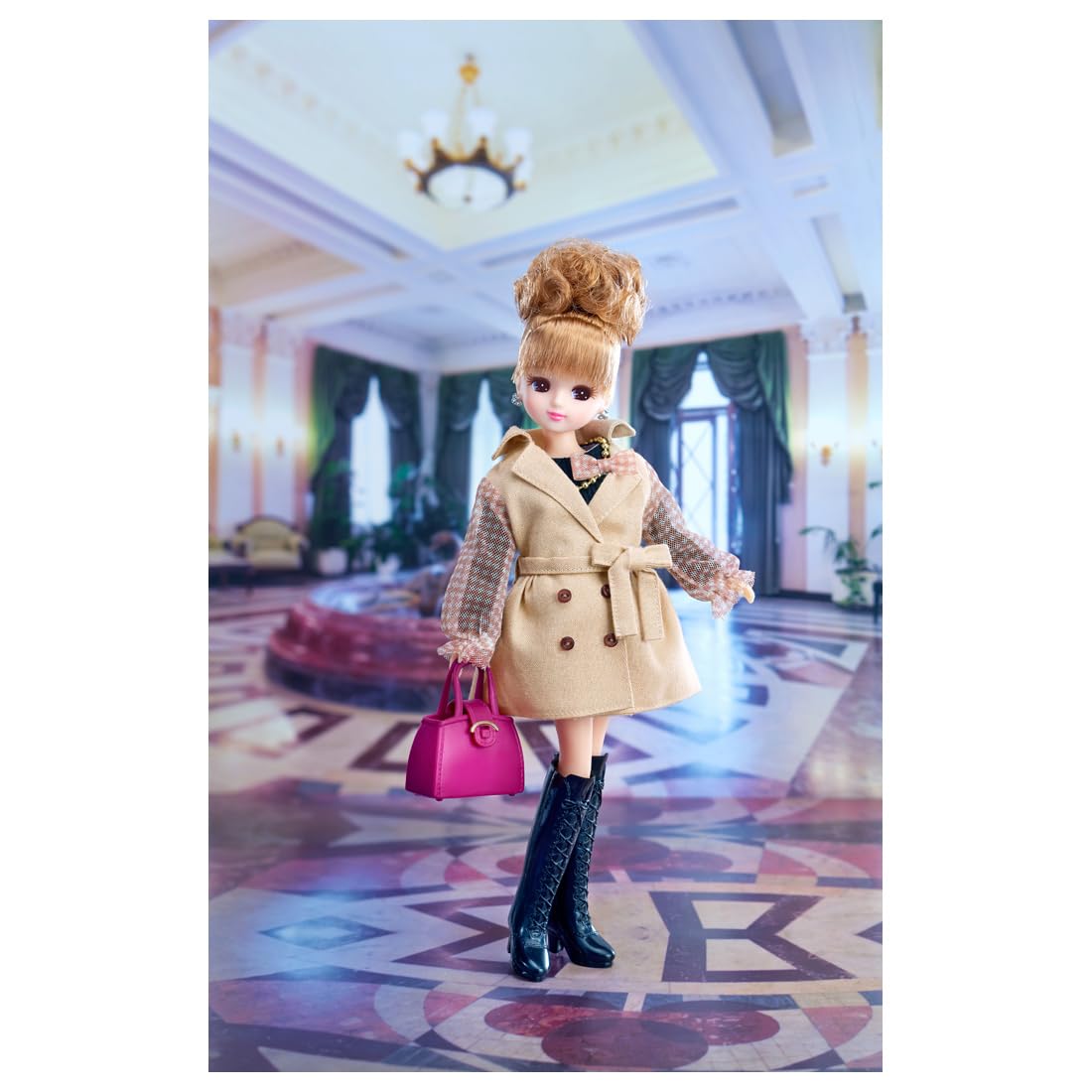 Takara Tomy Licca-Chan LD-17 Airy Trench Dress Up Toy - Age 3+ Play Doll- Japan Figure Store - #1 Bring To You The Best Japanese Goods