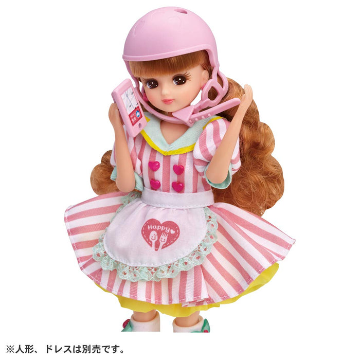 TAKARA TOMY Licca Doll Licca-Chan Eats Delivery Scooter- Japan Figure Store - #1 Bring To You The Best Japanese Goods