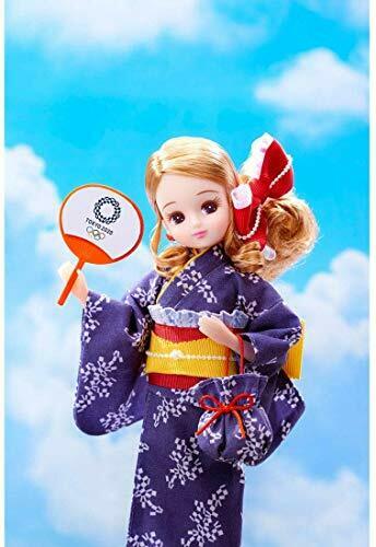 Takara Tomy Licca-chan Doll Yukata Tokyo 2020 Olympic Emblem- Japan Figure Store - #1 Bring To You The Best Japanese Goods