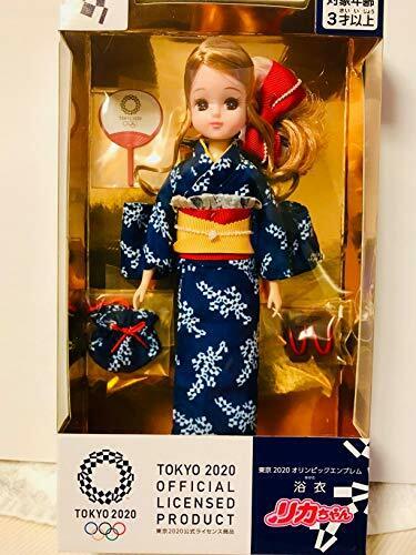 Takara Tomy Licca-chan Doll Yukata Tokyo 2020 Olympic Emblem- Japan Figure Store - #1 Bring To You The Best Japanese Goods