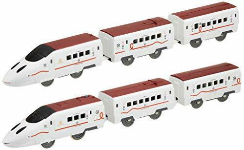 Takara Tomy Plarail Let's Tie Fully! Shinkansen Series 800 6-car Set- Japan Figure Store - #1 Bring To You The Best Japanese Goods