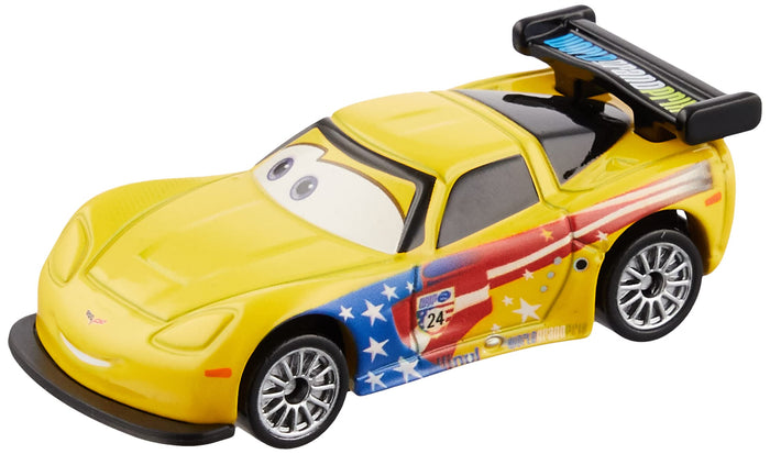 Takara Tomy Tomica Disney Cars Jeff Gorvette (Standard Type) Japanese Disney Car Toys- Japan Figure Store - #1 Bring To You The Best Japanese Goods