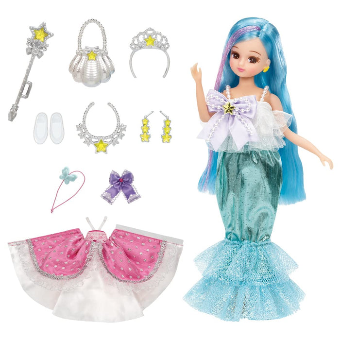 TAKARA TOMY Licca Doll Dream Fantasy Triple Change Mermaid Princess Doll- Japan Figure Store - #1 Bring To You The Best Japanese Goods