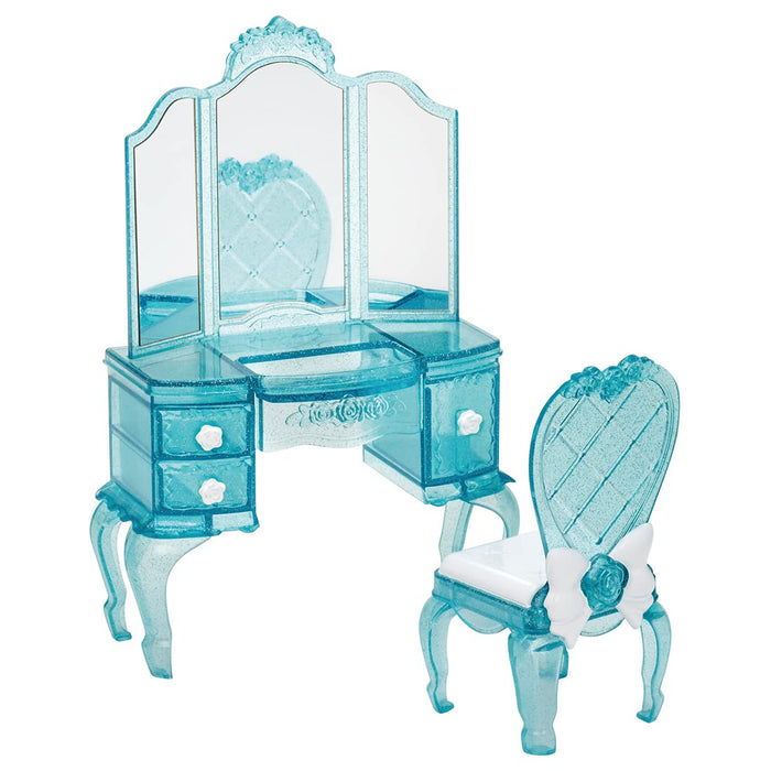 TAKARA TOMY Licca Doll Dreaming Princess Crystal Vanity Set- Japan Figure Store - #1 Bring To You The Best Japanese Goods