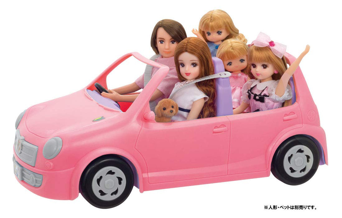 TAKARA TOMY Licca Doll Outing With Everyone Licca-Chan Family Car- Japan Figure Store - #1 Bring To You The Best Japanese Goods