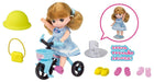 TAKARA TOMY Licca Doll Miki-Chan And Maki-Chan Smiling Tricycle- Japan Figure Store - #1 Bring To You The Best Japanese Goods